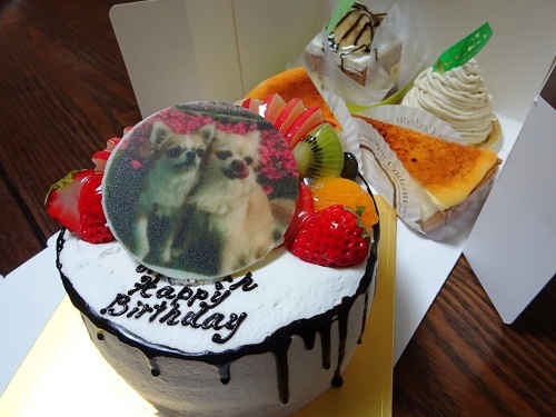 誕生日ケーキです♪
